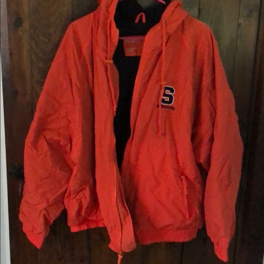 Vintage Syracuse Fleece Lined rain Jacket
